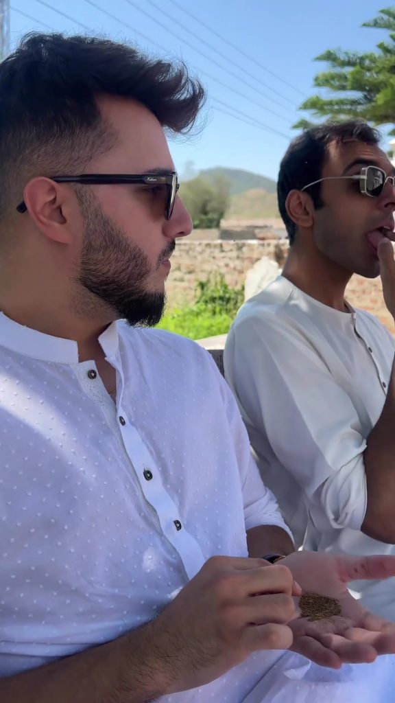 Shahveer Jafry Celebrates Third Day Of Eid At Wife Ayesha Beig's Village