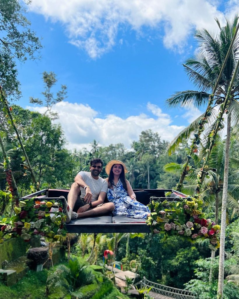 Sunita Marshall And Hassan Ahmed Take Anniversary Trip To Bali