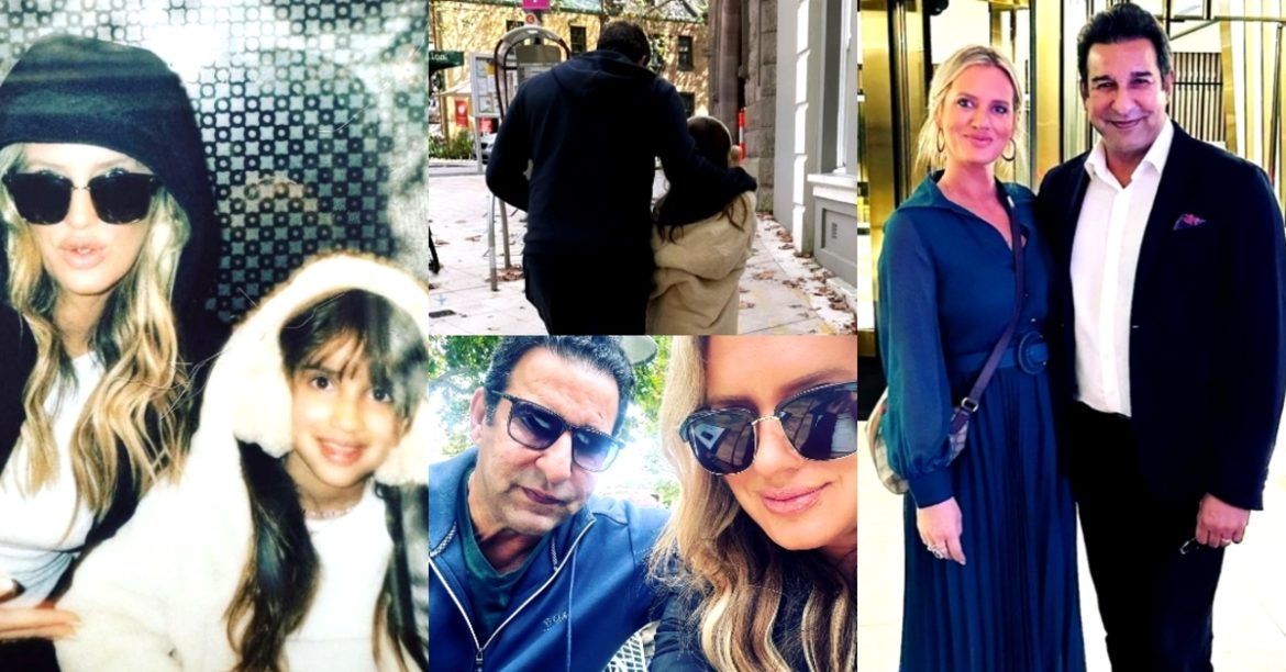 Wasim Akram New Adorable Family Pictures from Sydney, Australia