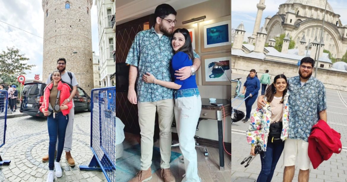 New Pictures Of Srha Asghar With Her Husband From Istanbul