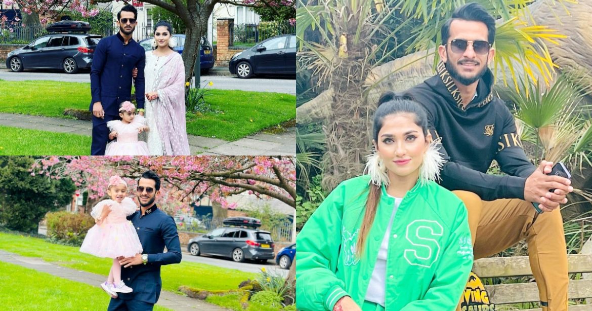 Latest Clicks Of Hassan Ali With His Beautiful Family