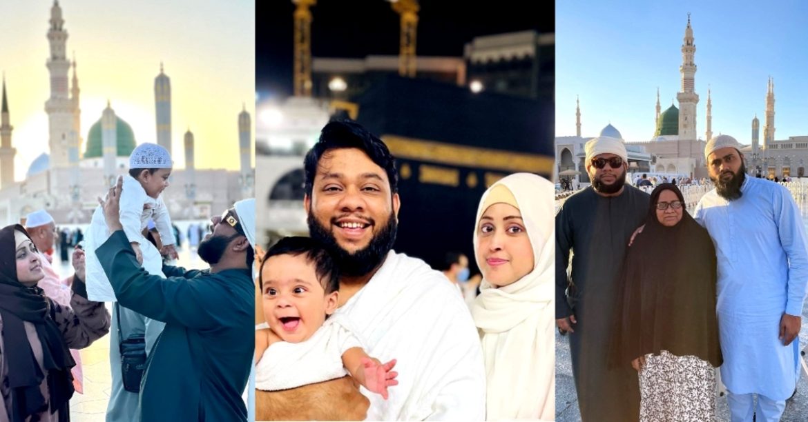 Beautiful Pictures From Nadir Ali’s Umrah Journey With Family