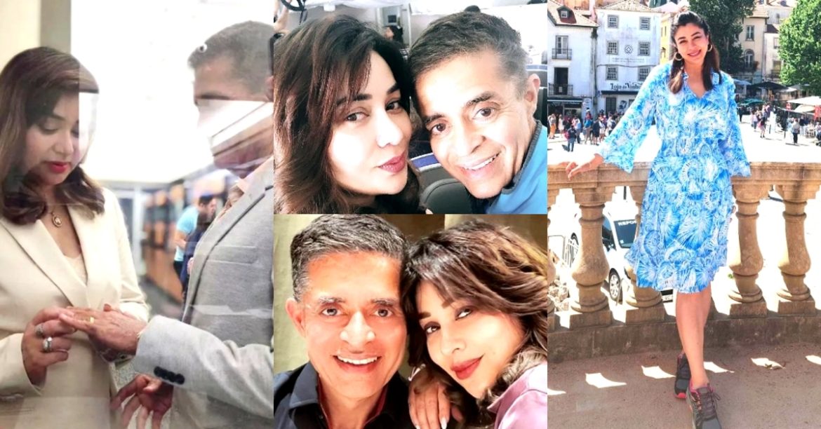 Gorgeous Komal Rizvi New Pictures With Husband