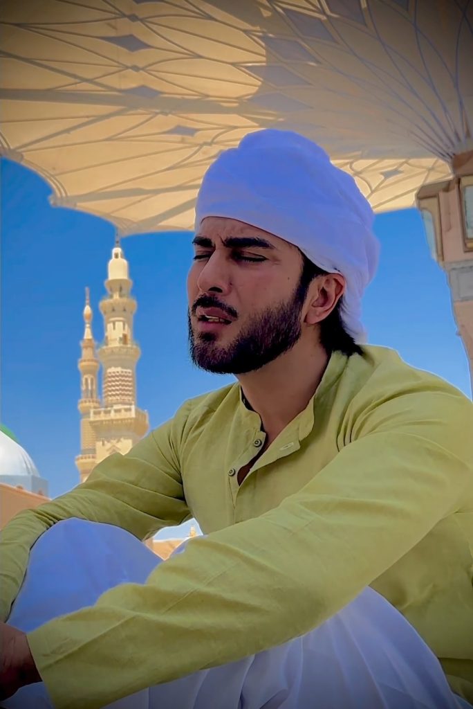 Imran Abbas Recites Beautiful Naat In Masjid E Nabwi - Video