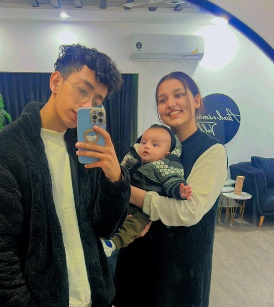Viral Couple Asad & Nimra Pictures with Their Son Azlan