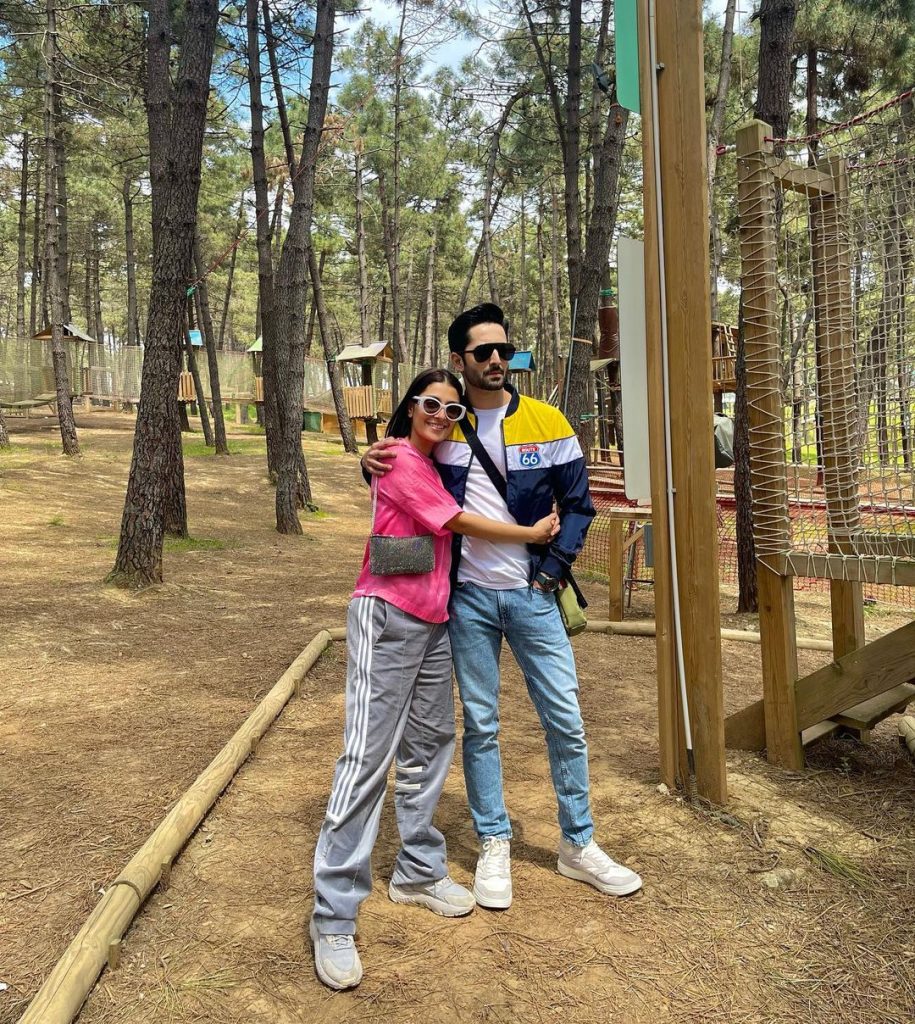 Ayeza Khan And Danish Taimoor Share Clicks From Adventure Park In Turkey