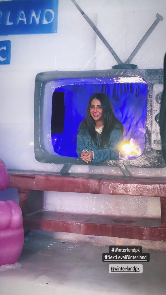 Celebrities Chilling And Having Fun At Winterland