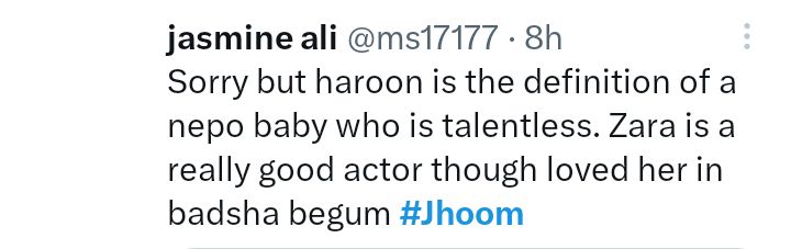 Jhoom Episode 1 Disappoints The Audience