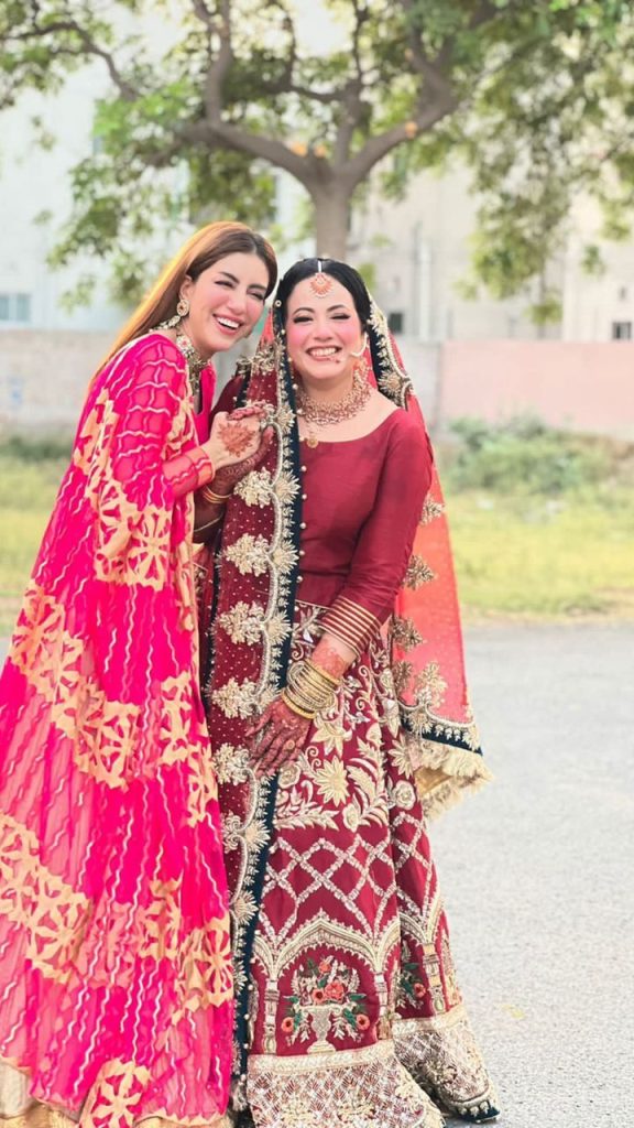 Saba Faisal With Family At Her Niece's Wedding