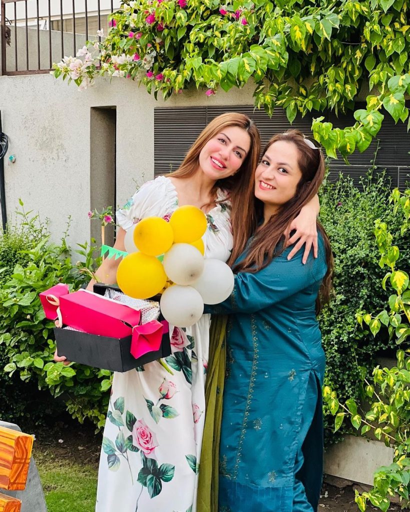 Sadia Faisal Gets Lovely Gifts From Friends On Her Birthday