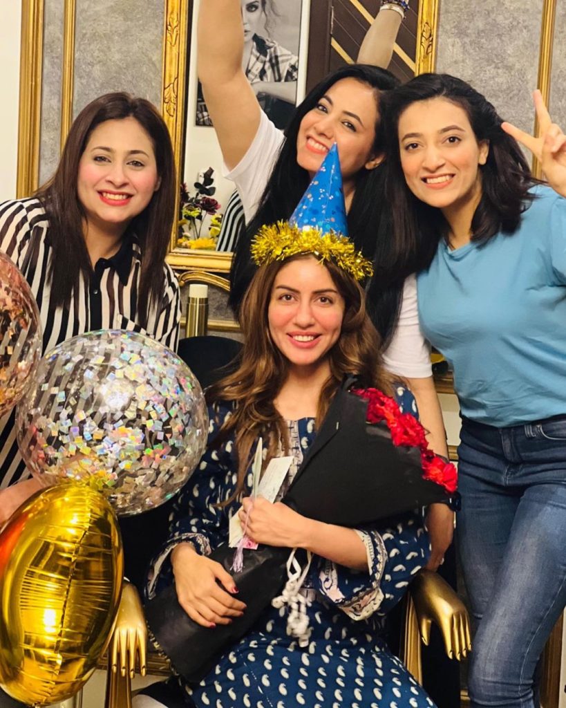 Sadia Faisal Gets Lovely Gifts From Friends On Her Birthday