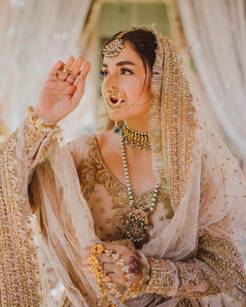Yumna Zaidi And Wahaj Ali's Romantic Nikkah Themed Shoot By Maha's Photography