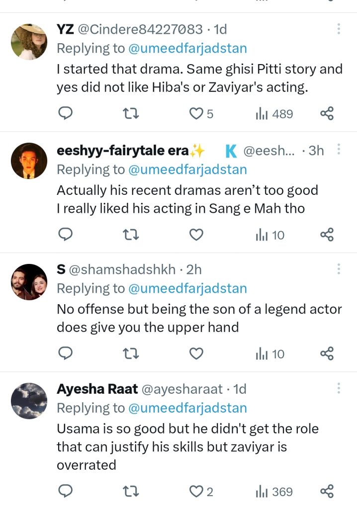 Viewers Not Happy With Zaviyar Nauman as Lead Actor In Tere Ishq Ke Naam