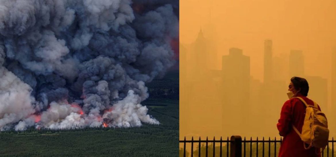 Wear Mask! Canada Wildfire Smoke Creates Air Pollution In US Cities