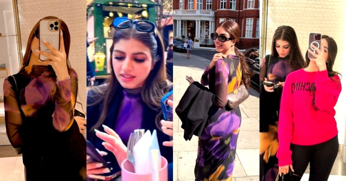 Kinza Hashmi’s Adorable Instagram Pictures &  Reels From UK Trip