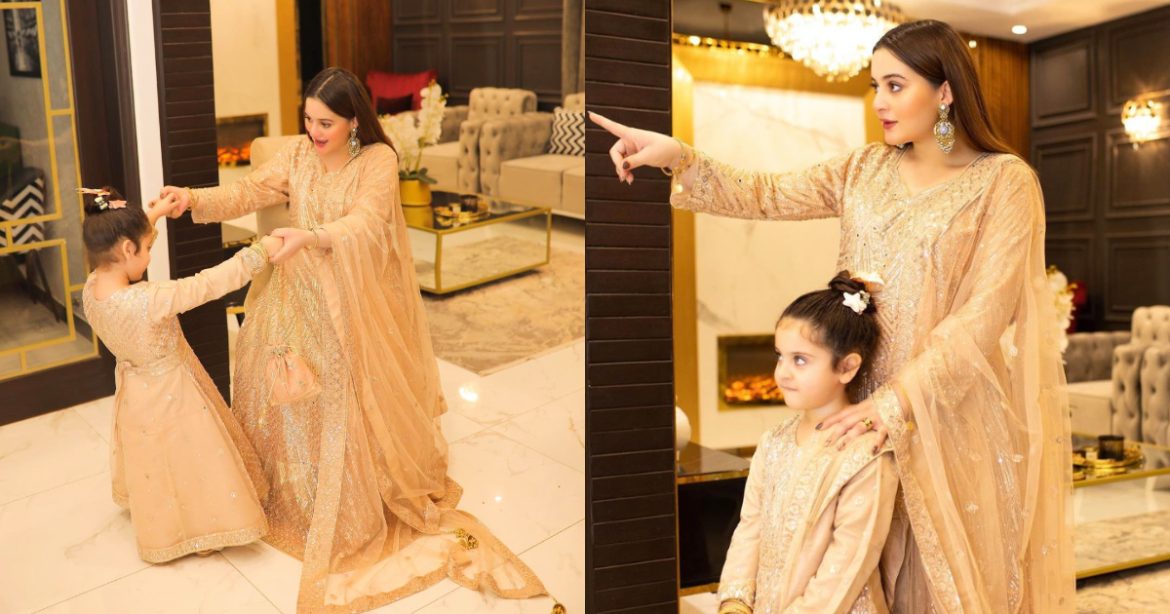 Aiman Khan Had A Fabulous Golden Eid ul Adha With Baby Amal