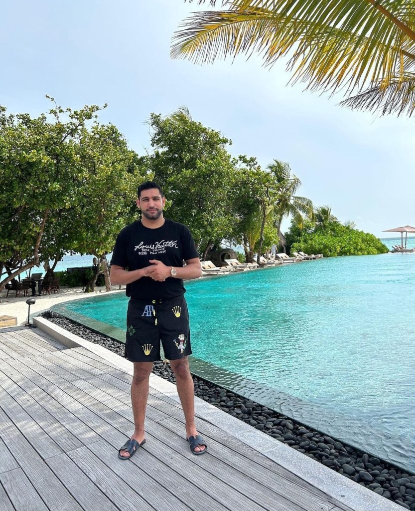 Amir Khan Shares Adorable Pictures With Wife from Joali, Maldives