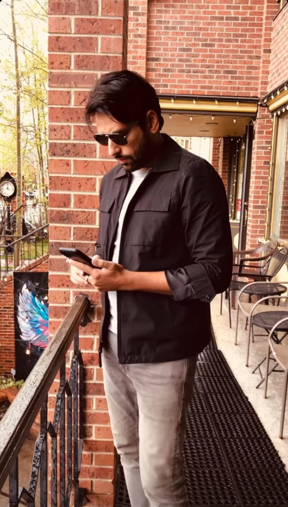 Salman Saeed Vacationing in USA With Wife