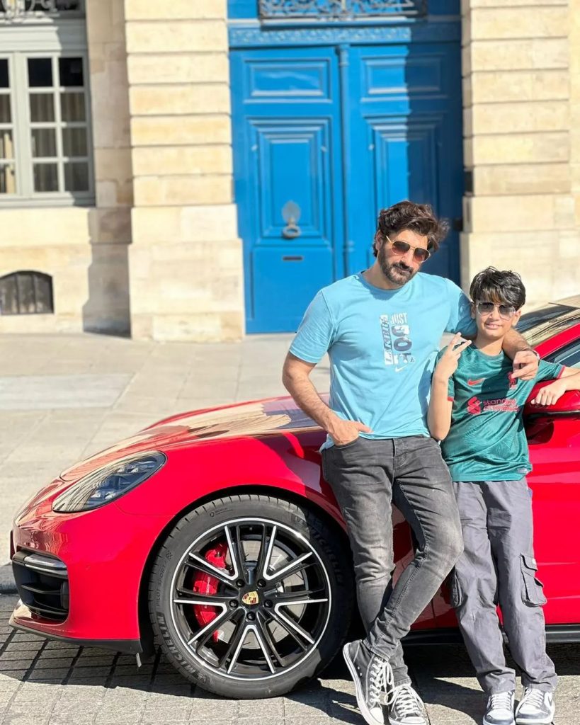 Syed Jibran At The Louvre With Son Yoel