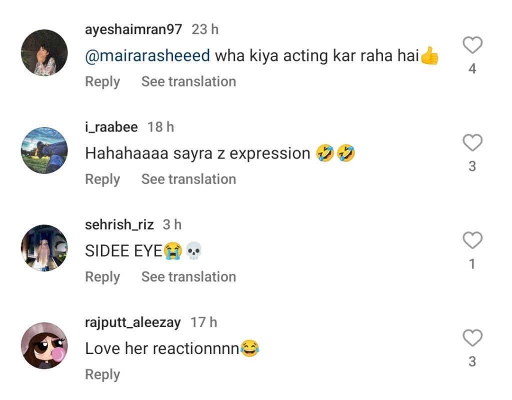 Syra Yousuf and Shahroz Sabzwari's Viral Video Gets Hilarious Reactions