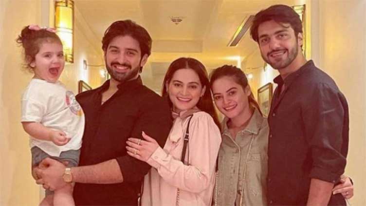 Aiman And Minal Khan Spend Quality Time With Their Husbands And Amal