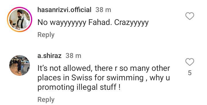 Public Upset Over Fahad Mirza Jumping In The River