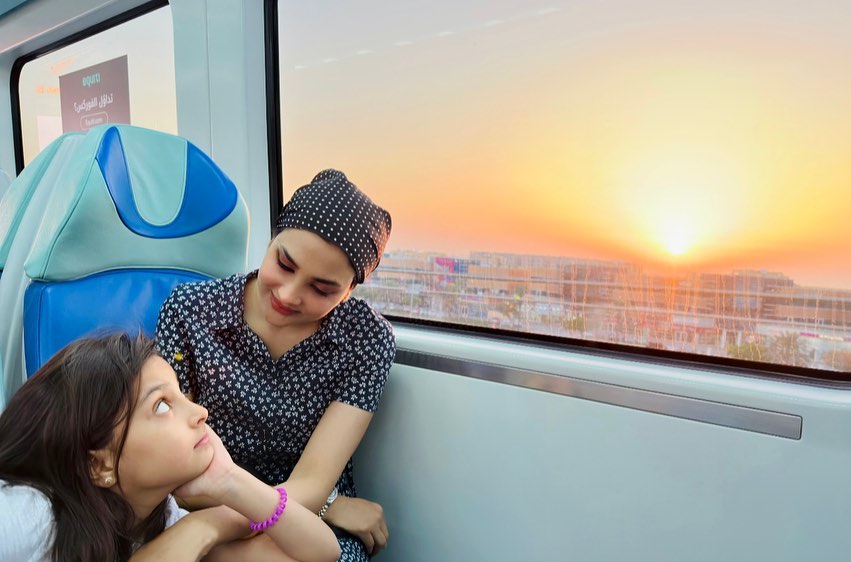 Fiza Ali Takes Daughter Faraal To Dubai