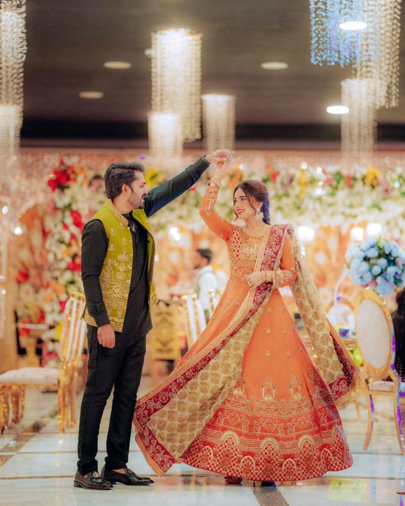 Tiktok Stars Share Their HD Pictures From Sehar Hayat's Mehndi Event