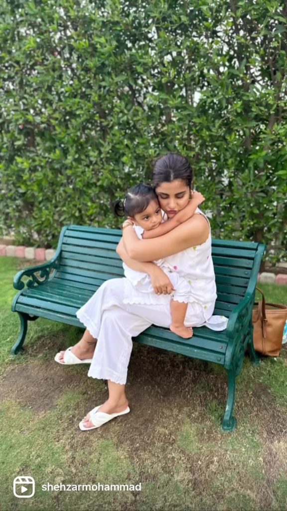Sohai Ali Abro Shares Cutest Eid Pictures With Husband And Daughter
