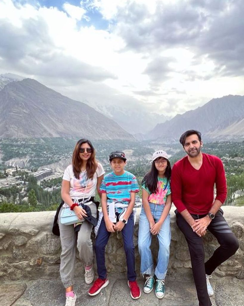 Sunita Marshall And Hassan Ahmed Take Their Kids To Baltit Fort
