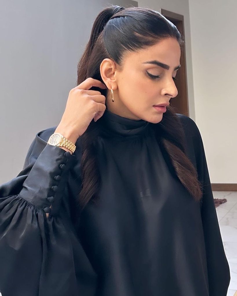 Saba Qamar Upcoming Drama BTS Pictures