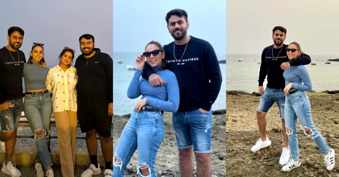 Maryam Noor’s Adorable Clicks With Husband From Beach