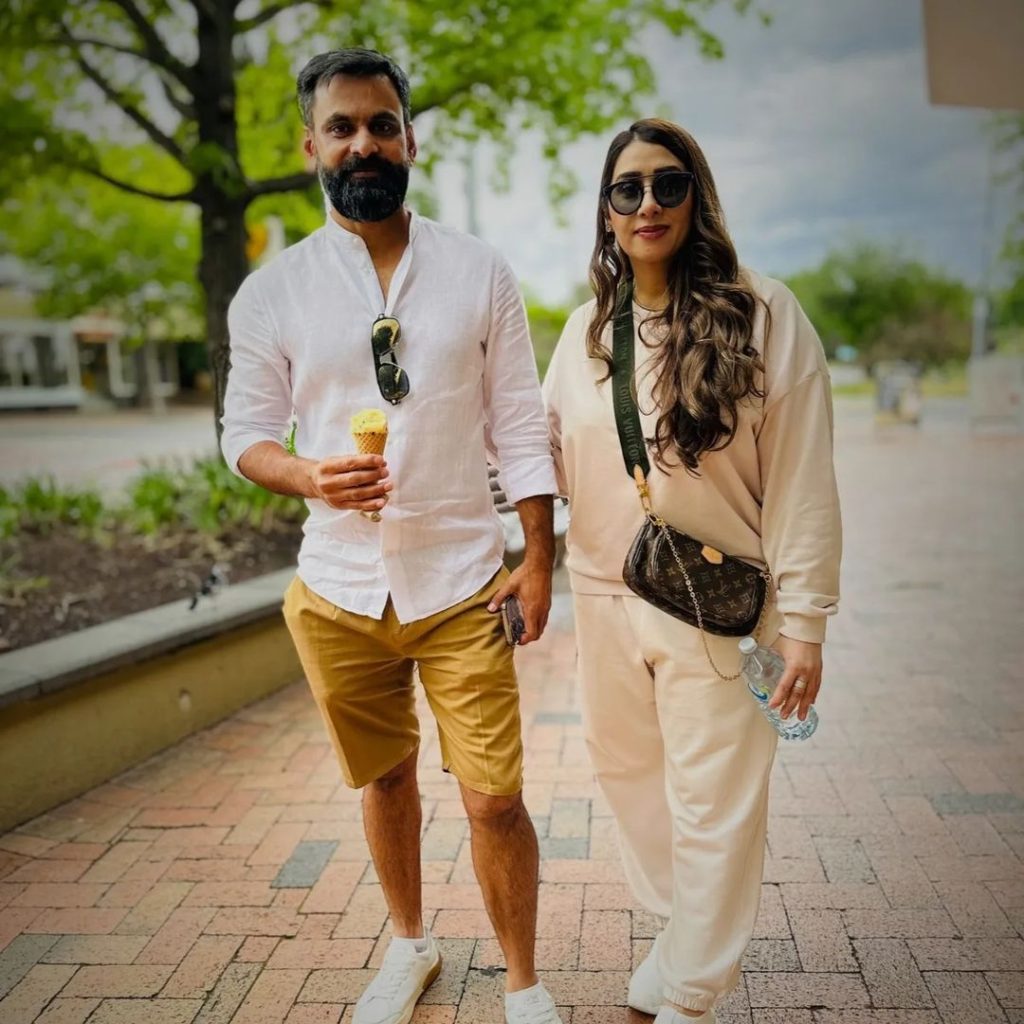 Muhammad Hafiz' Pictures With Wife From Canberra, Australia