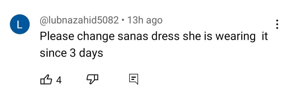 Sukoon Fans Beg Sana Javed To Change Her Dress