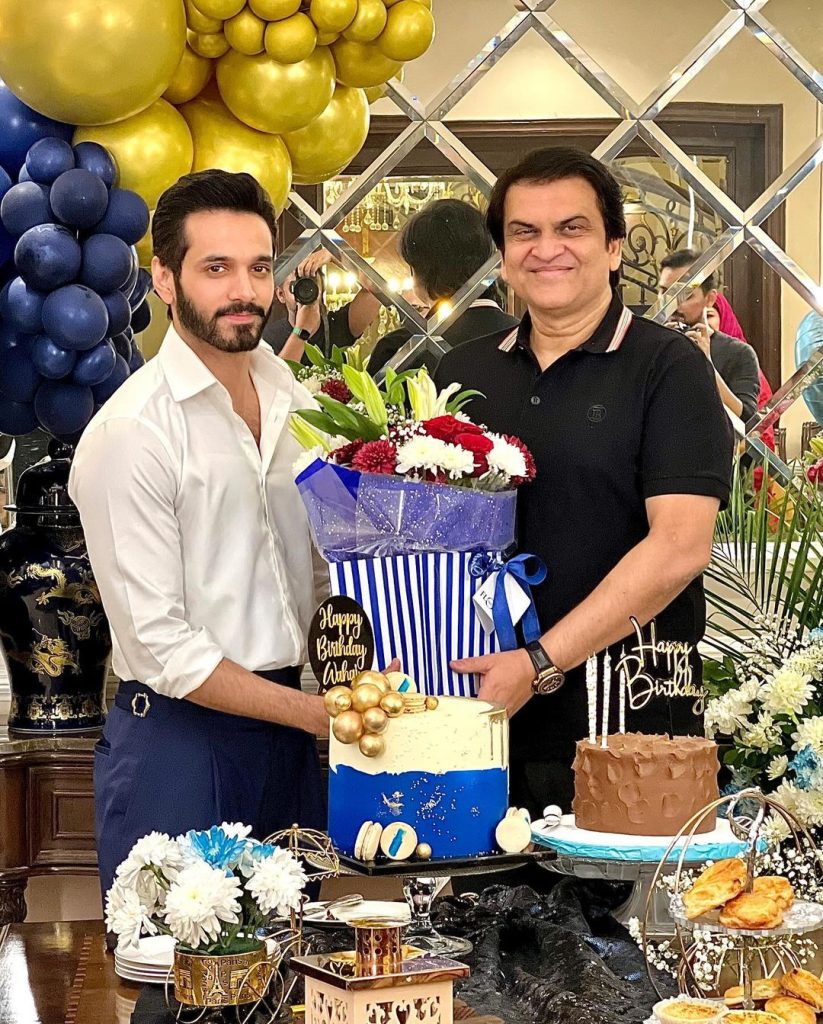 Wahaj Ali Celebrates His Birthday With Tere Bin Producers