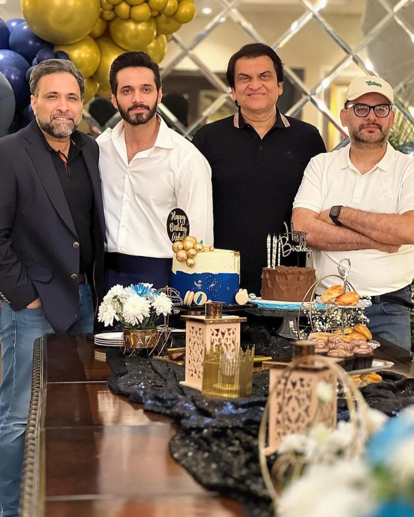 Wahaj Ali Celebrates His Birthday With Tere Bin Producers