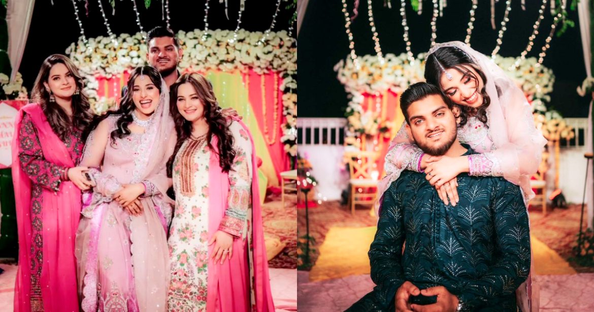 Aiman And Minal Khan’s Brother Maaz Khan’s HD Dholki Pictures