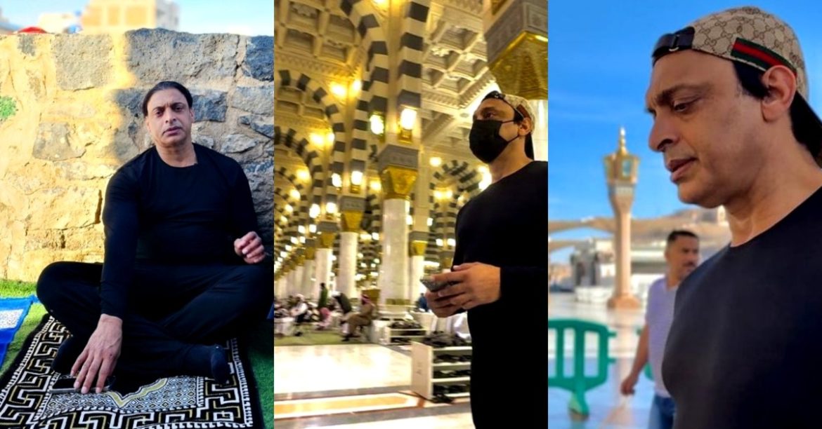 Shoaib Akhtar’s Pictures & Instagram Reel From Madina