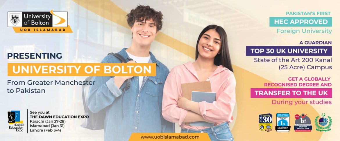 Level Up: Bid Farewell to A-Levels and Dive into Your Next Adventure At University of Bolton Islamabad