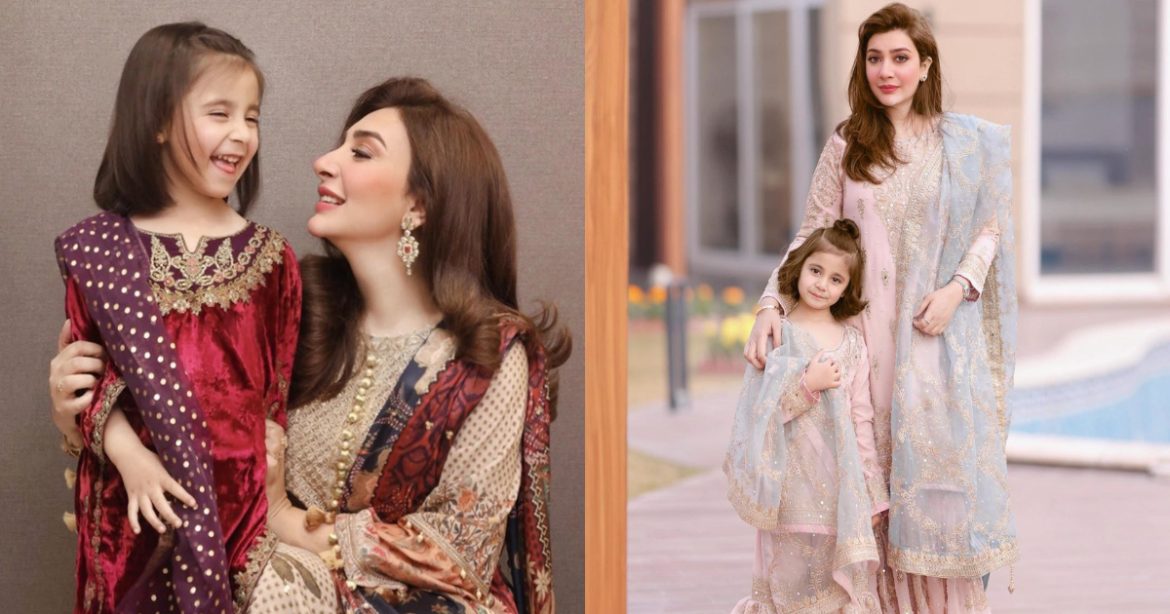 Aisha Khan’s Latest Clicks With Daughter Mahnoor From A Wedding