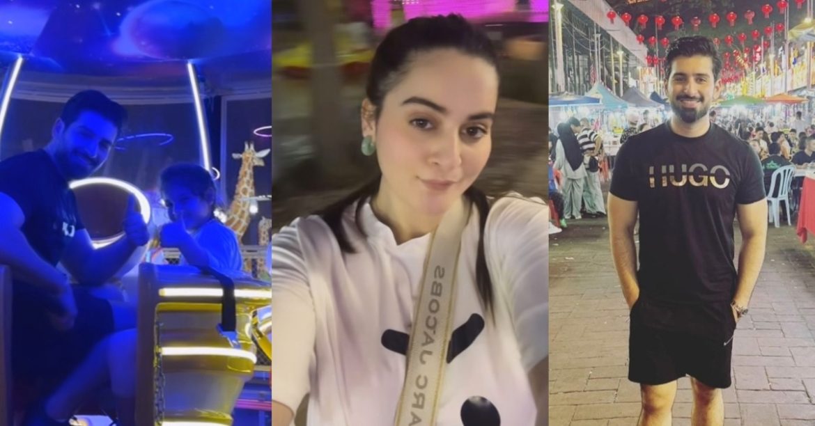Aiman Khan Shares New Reel From Malaysia