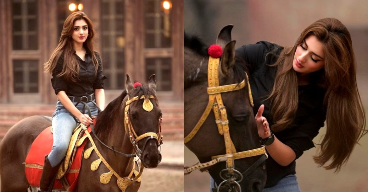 Jannat Mirza’s Glamorous Photoshoot with Horse