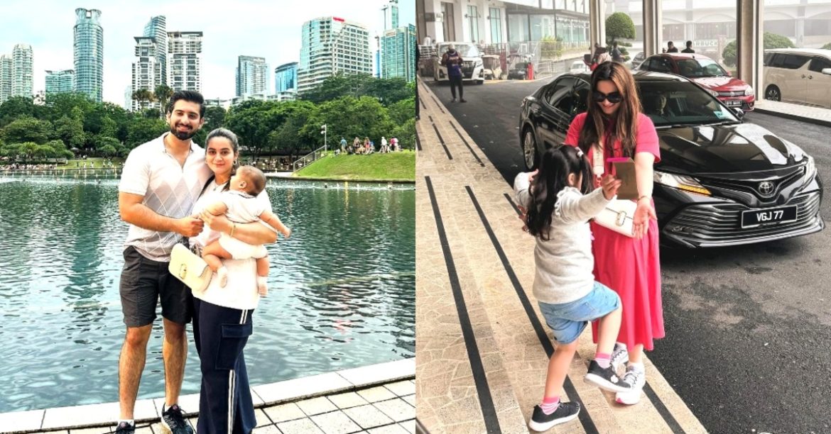 Aiman Khan & Muneeb Butt’s New Family Clicks From Malaysia Trip
