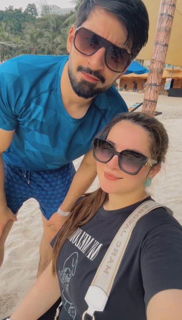 Aiman Khan Shares New Snaps & Reel From Family Vacation