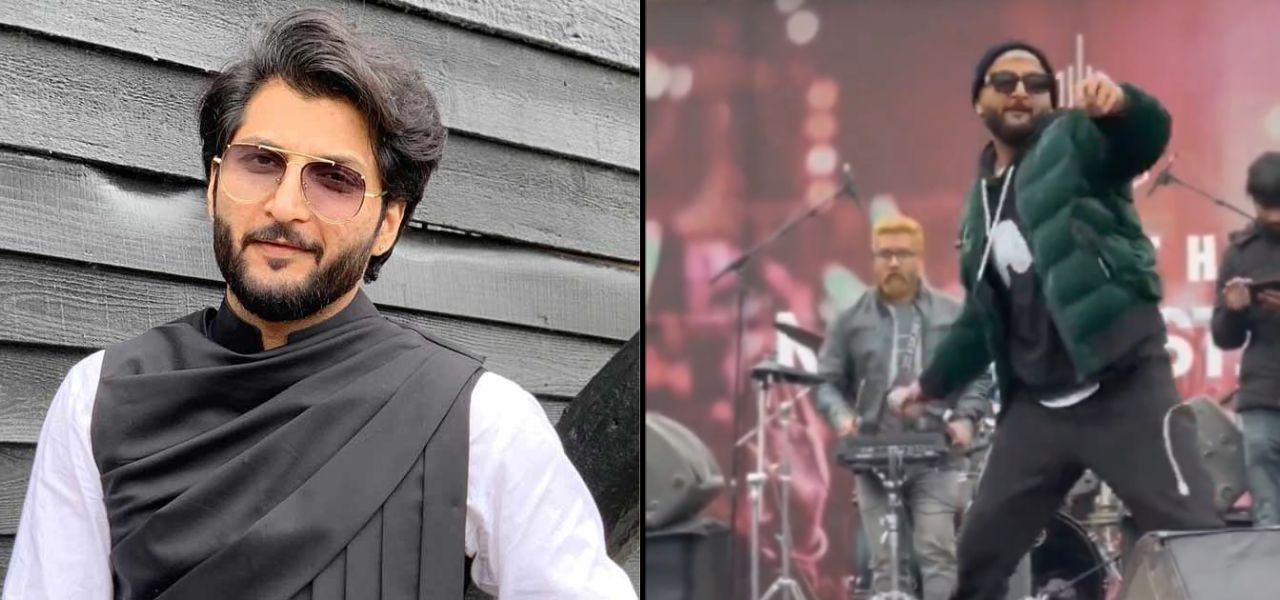 Bilal Saeed's Mic Toss Stir at Concert