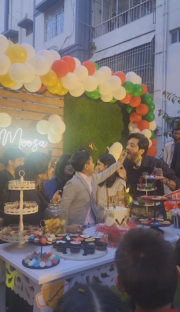 Fahad Mustafa Celebrated 8th Birthday Of Son Moosa