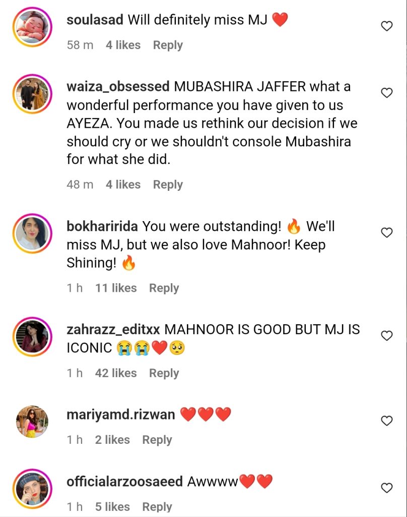 Ayeza khan As Mubashira And Mahnoor Face to Face