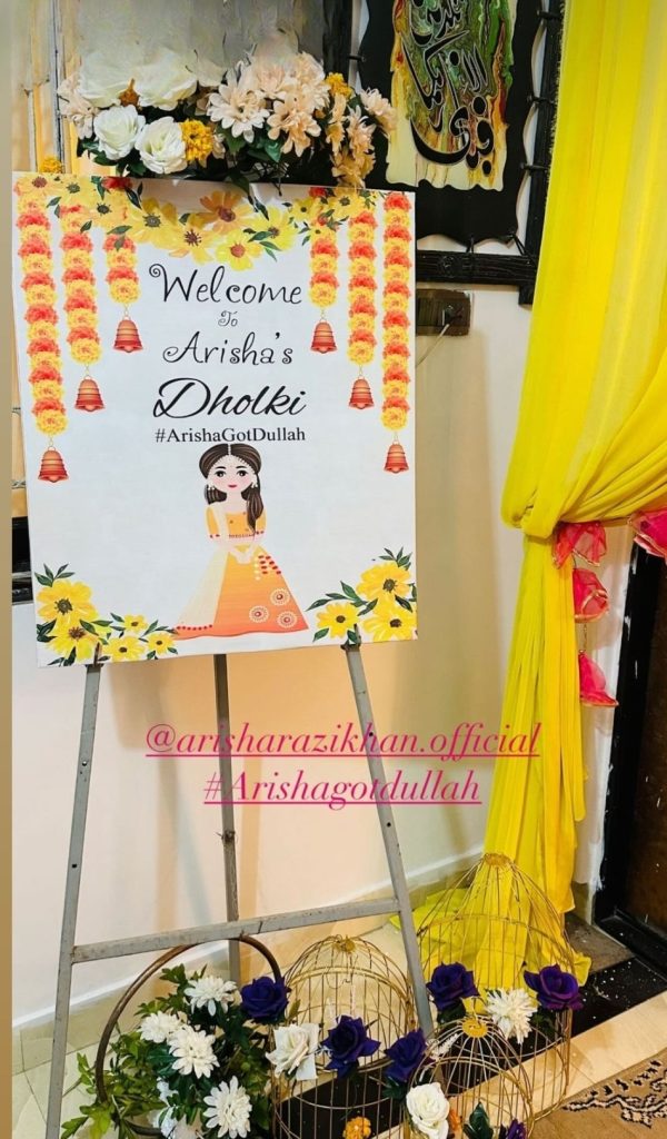 Arisha Razi Dholki Event's Pictures