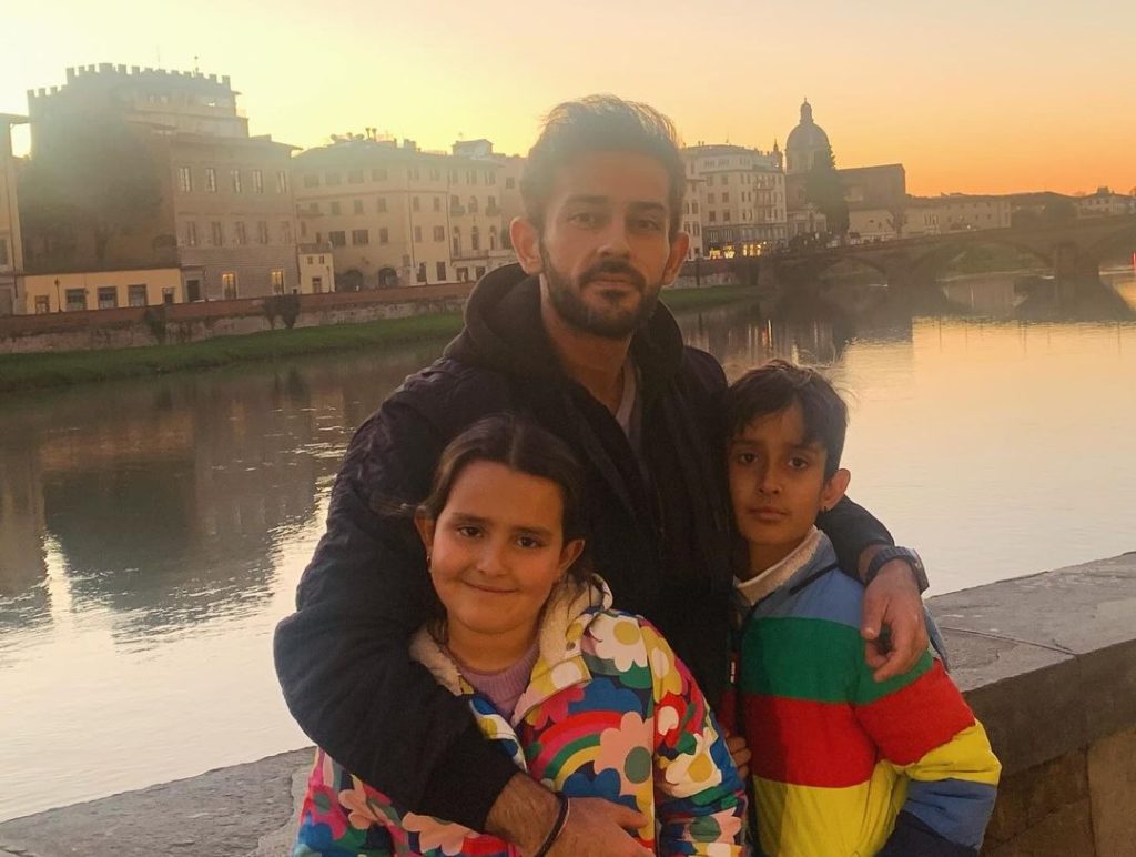 Azaan Sami Khan Beautiful Family Pictures from Europe