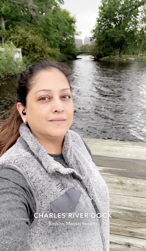 Fazila Qazi Pictures With Husband From New York